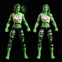 Marvel Legends Exclusive She-Hulk Hulkettes Angry & Normal Head Version No Extra Open Hands 6" Loose Action Figure