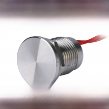 Stainless Steel Waterproof Piezo Touch Switches 16mm 19mm 22mm 25mm Normal open Capacitive Momentary Push Button