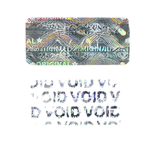 2000 Pcs，Hologram Tamper Proof Stickers，Void Warranty Security Label，Unique Serial Number，Custom Logo，20x10mm