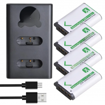 NP-BX1 NPBX1 Camera Battery for Sony DSC RX1 RX100 M3 M2 RX1R WX300 HX300 HX400 HX50 HX60 GWP88 PJ240E AS15 WX350+Charger