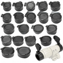 Diana Rifle Scope Cover Quick Flip Spring Up Open Lens Eye Protect Objective Cap for Caliber 20 Sizes