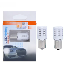 OSRAM LED P21W S25 1156 BA15s 7456R Red Color LEDriving 12V 3W Standard Car LED Front Rear Signal Tail Stop Brake Light Pair