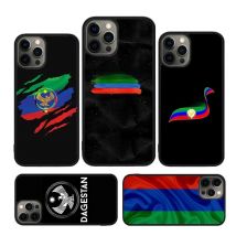 Dagestan National Flag Phone Case For iPhone 17 Air 15 16 14 11 12 13 Pro MAX Plus cover shell coque