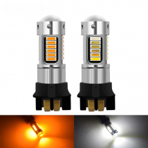 1pcs Canbus PW24W PWY24W LED Bulbs Turn Signal Light Daytime Running Light 4014 30smd DRL Fog Lamps Amber yellow White Red 12V