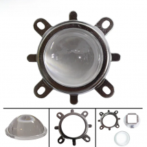 1set 10Sets 20W 30W 50W 70W 100W 120W LED 44mm Lens + 50mmReflector Collimator + Fixed Bracket