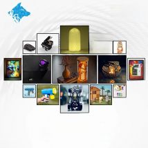 For Bambu Lab DIY Creative Model Components 3D Printing Wireless Mouse clock Pinball track LED Light Kit 3D printer parts