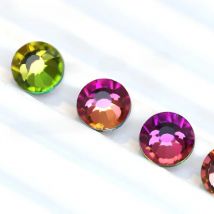 Volcano Blue Red Green Flare Non Hot Fix crystals Rhinestones Strass For DIY 3D Nails Art Decor Glitters Glass Stones