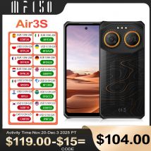 IIIF150 Air3S Smartphone robusto 6.6" 16GB(4+12) 128GB 16MP Fotocamera Telefono portatile 5500mAh Android 14 NFC Chiamata Telefono
