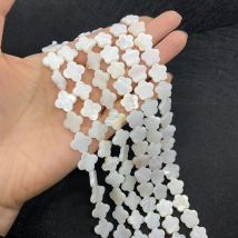 Natural Freshwater Shell Beads Flower Shape Shell Mother Of Pearl Loose Spacer Beads For Jewelry Making DIY Bracelet Necklace