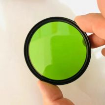 Multiple Sizes 49mm With Round Frame Green Filter Glass LB17 For Camera Photography
