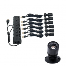 MINI Led Usb 5V Spot Light Draagbare Mini Spots Wijn Kast Keuken Sieraden Showcase Lamp Verlichting Kit Met Schakelaar 1W 3W