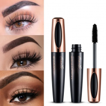 Extension 4D Pure Silk Fiber Lash Mascara Makeup Waterproof Ultra Black Volume and Length Thick lash Extension Makeup  Eyelash