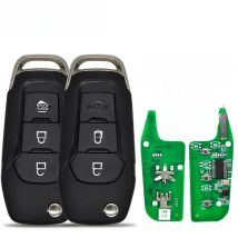 Datong World Car Remote Control Key Fit For Ford KA Mondeo Glaxy S-Max Ranger F150 EB3T-15K601-BA DS7T-15K601-B ID49Chip 433MHz