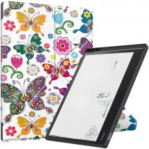 For KOBO Elipsa 2E Cover 2023 10.3inch PU Leather Case Auto-sleep/Wake Up Function Standing Angle Drop-proof Protective Shell