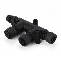 Starter kit T Connector 4 Port 5Pin M12 Thread IP67 Waterproof NMEA 2000 (N2k) (Tee) T-Connector for Garmin Lowrance Simrad B&G