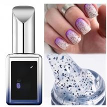 KODIES GEL Dragonfruit Matte Top Coat UV Glitter Gel Nail Polish 15ML Semi Permanent UV/LED Black Point Matt Gel Varnish Finish