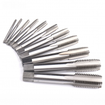 1pc Left Hand Metric Thread Tap HSS Screw Tap Drill Bit M3 M4 M5 M6 M8 M10 M12 M14 M16 M18 M20 Machine Straight Shank Plug Tap