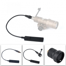 WADSN Tactical Surefir Flashlight Remote Pressure Switch For M300 M600 Sereis Scout Light  Long Switch Button Accesseries