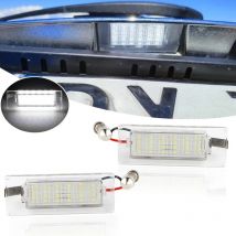 2X For Fiat Ducato Bus box Peugeot Boxer Bus box Citroen Jumper Bus box Lancia Ypsilon LED License Plate Light Number Plate Lamp
