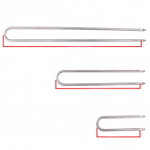 220V Oven Heating Element  U type Tubular Heater DERNORD 300w 500w 600w 1000w SUS304 Air Heating Resistance