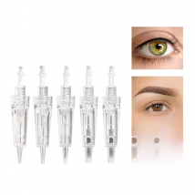 AIMOOSI 15Pcs Tattoo Microblading Piercing Needles Pen For Permanent Eyebrow Lip Makeup Cosmetics PMU Tattoo Machine Accessories