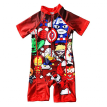 Swimsuit Boy Cool Cartoon Print Swimwear Children One Piece Sunscreen Quick Drying Beachwear Baby Toddler Swimming Suit