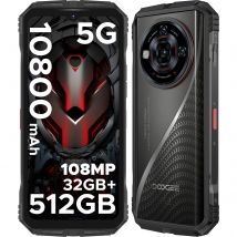 Globale Version DOOGEE S118 Pro 5G Robustes Telefon, Abmessung 7050, 10800 mAh Akku, 6,6 Zoll FHD, 120 Hz, 8 GB RAM, 512 GB ROM, Handy, NFC