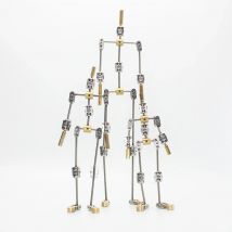 DIY not-Ready-made animation studio armature kit for stop motion puppet of human body skeleton