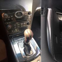 Suitable for G25 Interior Stickers, Carbon Fiber Modified Film for Central Control Gear Shift for Infiniti G37 2009-2013