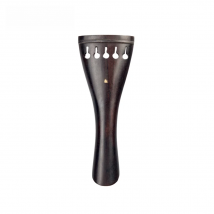 NAOMI 5 Strings Violin Tailpiece Ebony Wood w/ Parisian Inlay Violin Accessories Replacement Easy To Install