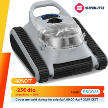 2025 Seauto Seal Se Pulitore Automatico Wireless per Piscine con Pianificazione del Percorso, per Piscine Interrate e Fuori Terra