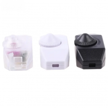 High Quality Lamp Dimmer Cord Switch Plug In Table Floor Light Dimming On Off  Dimmer Switch 1A60w Rotary Switch