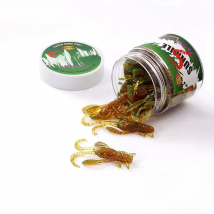 SUNMILE Soft Bait Wobbler Artificial Shrimp Swim Baits 4cm/1g 20pcs/Lot  Jig Fishing Lures Wobblers Leurre Souple Lure