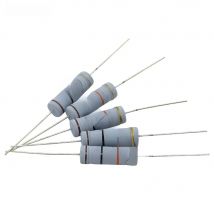 10PCS Carbon Film Resistor 5% 5W 1R ~ 1M 2.2R 10R 22R 47R 51R 100R 150R 470R 1K 4.7K 10K 47K 10 47 51 100 150 Ohm 5W Resistance