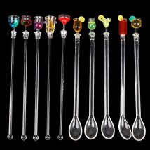 1PCS 23cm Stirring Acrylic Stirrers Kitchen Bar Tool Juice Party Cocktail Drink Mixer Swizzle Stick Wine Agitators