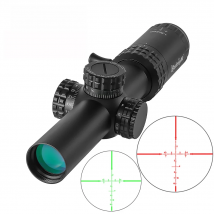 1-5X24 Tactical Optical Rifle Scope Red and Green Illuminated Reticle Hunting Scopes Compact Scope Ar15 Sight