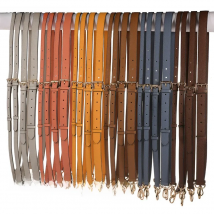 Genuine leather bag strap Adjustable strap crossbody guitar shoulder bag Replacement  belt Togo leather