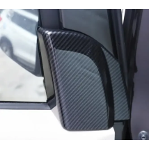 For Nissan NV200 Evalia 2013-2018 Carbon Fiber Color Car-styling Pillar A Triangle Frame Cover Trim Sticker Interior Accessories
