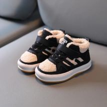 Winter Children Snow Boots for Boys Girls Fashion Kids Outdoor Sneakers Ankle Booties Warm Plush Running Sports Kids Shoes