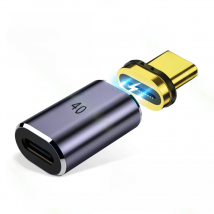 USB4.0 Thunderbolt3 Magnetic Adapter USB C To Type C 40Gbps 100W Fast Charging Magnet Converter Cable 8K@60Hz USB Type C Adapter