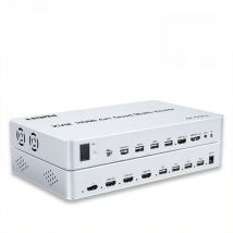 4K 60Hz KVM HDMI Multi-viewer 4X1 HDMI Quad Screen Multiviewer with seamless 4 In 1 HDMI Multi viewer For USB Keyboard Mouse PC