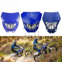 Universal Motorcycle Headlight Headlamp Motocross Enduro Dirt Bike Head Light Mask Fairing For Yamaha WRF250 400 450 YZ TTR WR