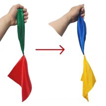 3/1pcs Magic Color Changing Scarves Magic Scarf Trick Magic Stage Props Magic Professional Magic Props for Beginner