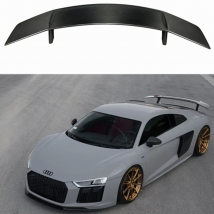 Real Carbon Fiber Car Rear Wing Trunk Lip Spoilers For Audi R8 V10 Coupe 2016 2017 2018 2019