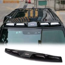 Car Body Parts For Rr Defender Car Front Roof Spoiler With DRL TOP Led Light Car Accessories