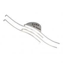 Modern LED Ceiling Lamp,24W LED Ceiling Light Curved Design 4 LED,Ceiling Lighting White Light 6500K for Living Room, Bedroom