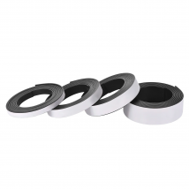 1 Meter Self Adhesive Flexible Soft Magnet Magnetic Strip Rubber Magnets Tape for Crafts Width 10mm 15mm 20mm 30mm