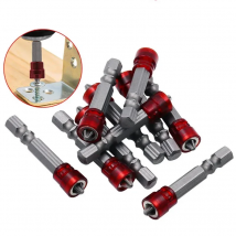 1/4 "schraubendreher Bits Rot Kopf Magnet Driver Hex Schaft Mit Magnetiseur Kreuz Magnetische Bit