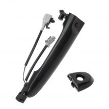 Maniglia per porta anteriore sinistra lato conducente esterna compatibile con Nissan Juke F15 2010-2022 Nero 80644-1FA5A 80644-3WC2A 80640-3WC2A