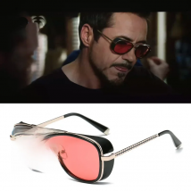 Iron Man 3 Matsuda TONY Stark Fishing Sunglasses Men Rossi Coating Retro Vintage Designer Sun Glasses Oculos Masculino UV400